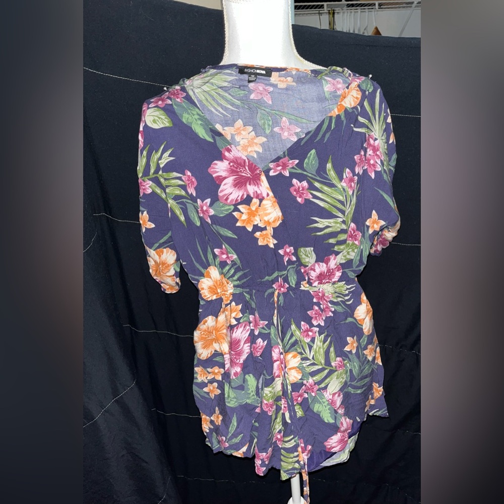 Fashion Nova Floral Romper